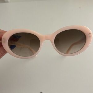 Celine CL Triomphe Cat Eye Oval Sunglasses